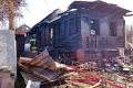 Возле 23-го микрорайона сгорел второй частный дом за четыре месяца